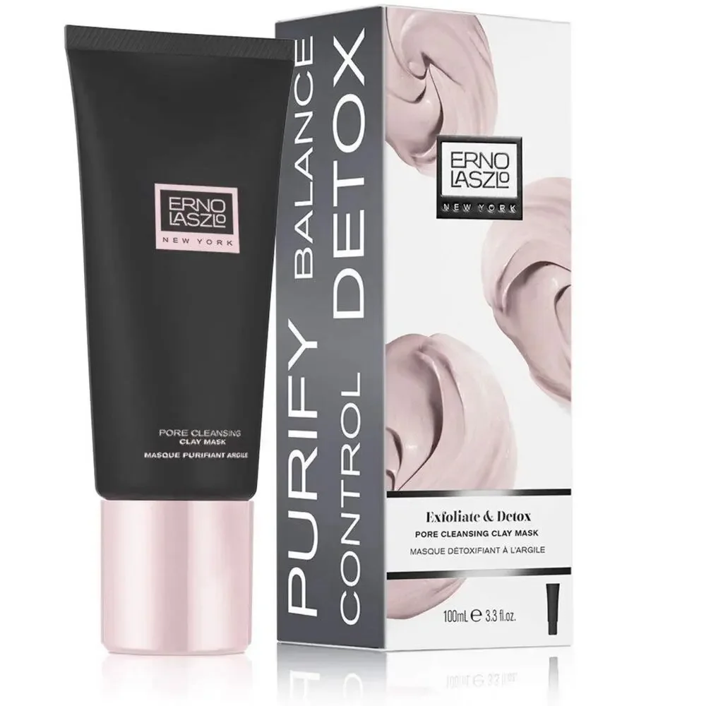 ERNO LASZLO Exfoliate & Detox Pore Cleansing Clay Mask 30ml/1 oz Travel Size NEW